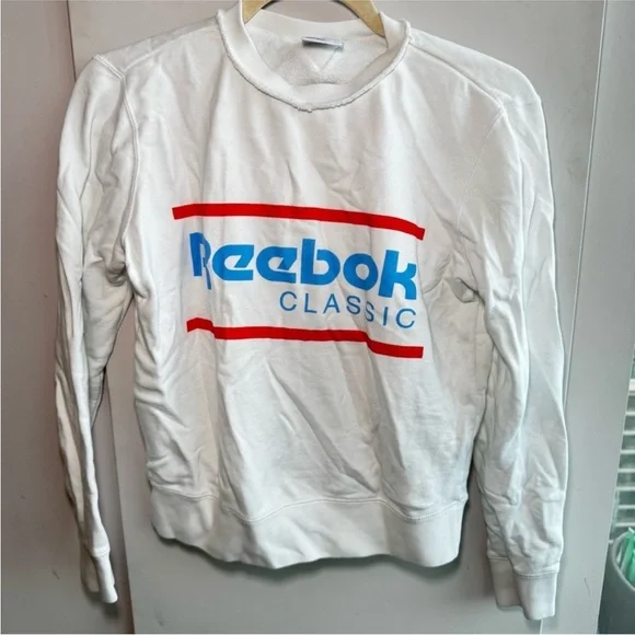 Reebok Classic White and Blue
Crewneck Sweater - Picture 2 of 5